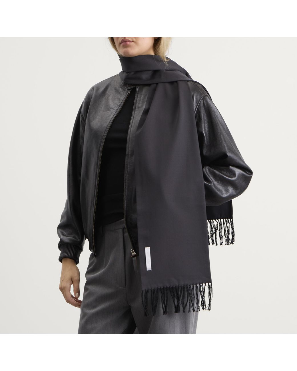 Our Legacy Black Suiting Scarf