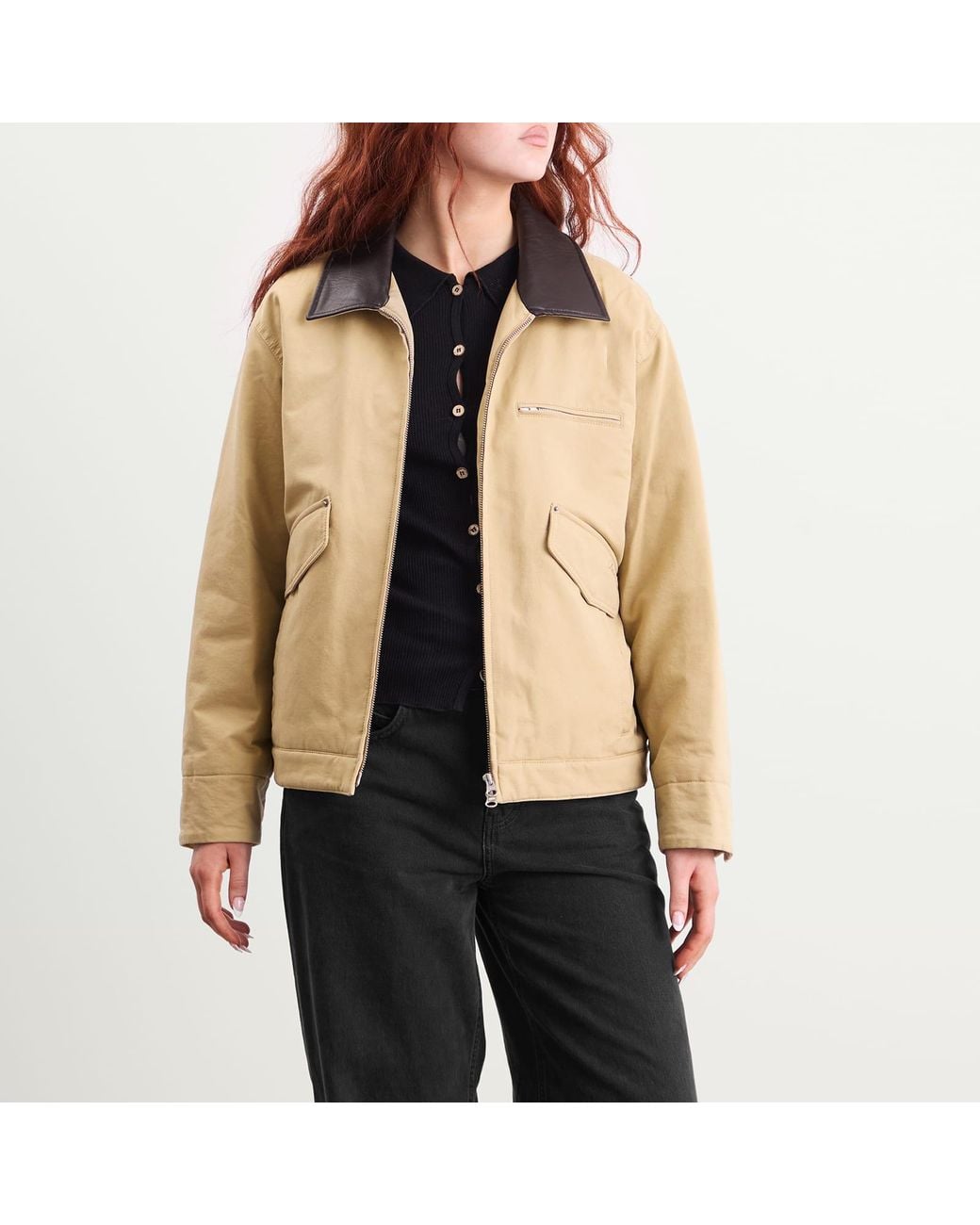 DUNST Natural Canvas Work Jacket