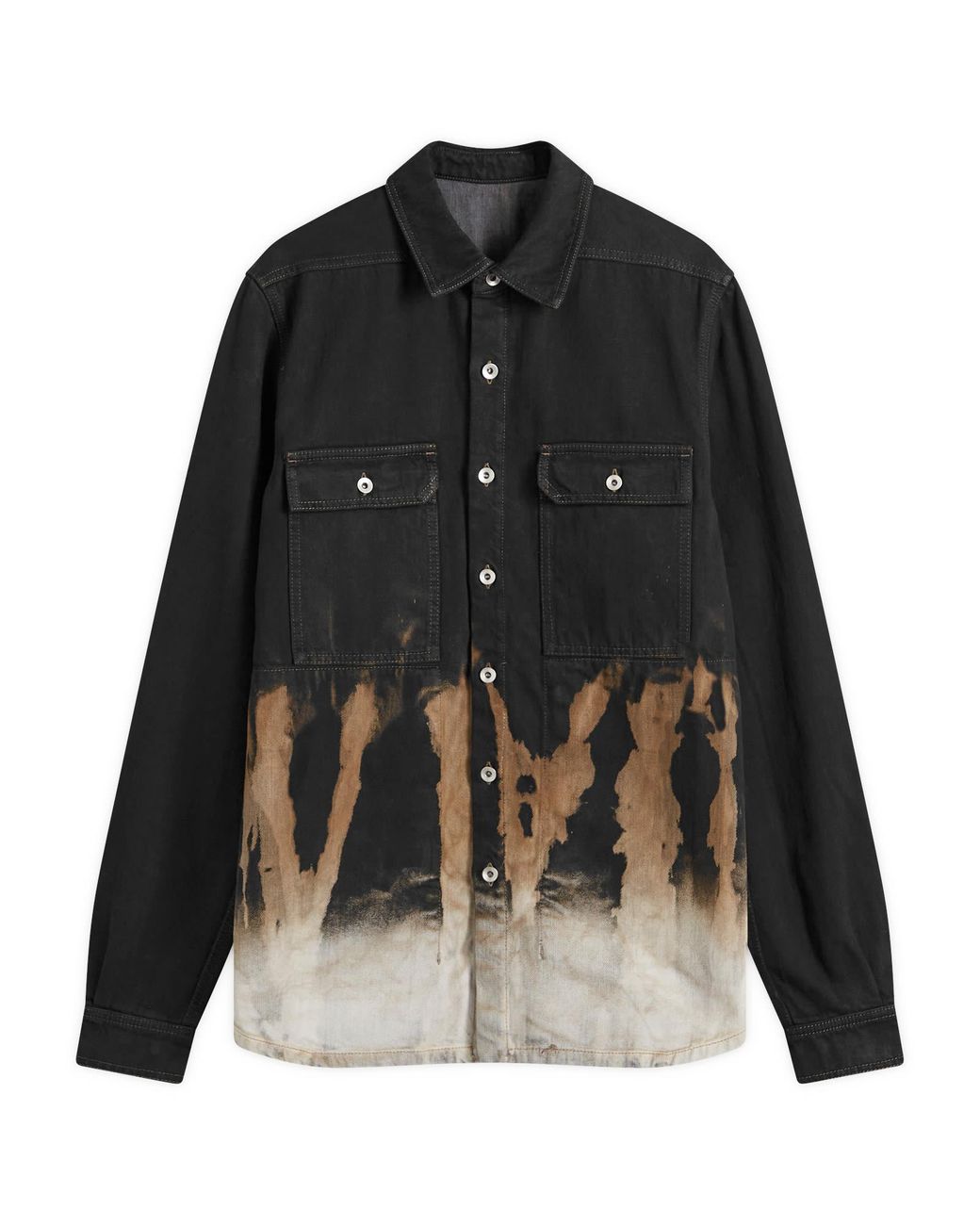 Rick Owens distressed auter shirt