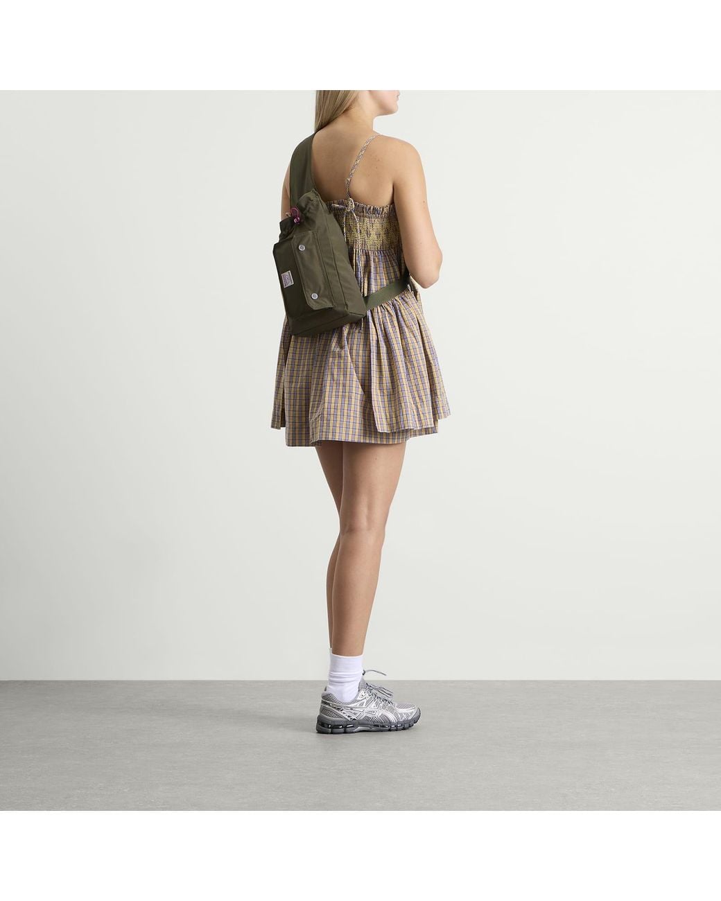 Damson Madder Green Matilda Cross Body Bag