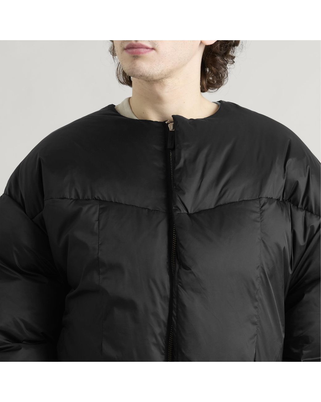 Entire studios Black Pod Puffer Jacket for men