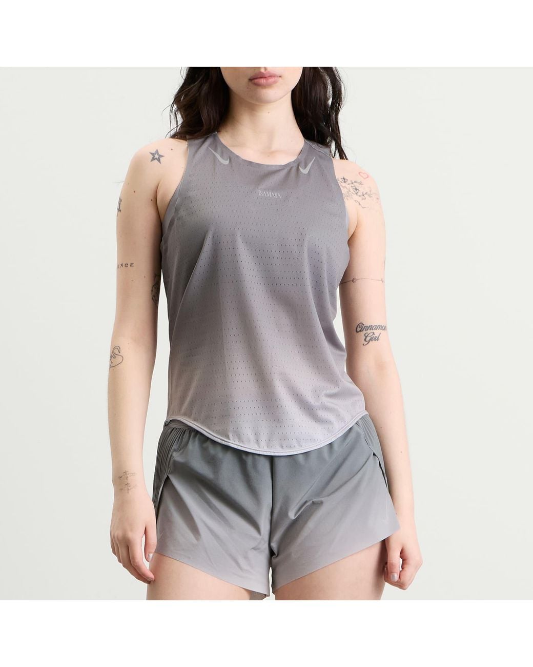 Singlet Layout Nike X Isamaya Ffrench Singlet in Gray | Lyst