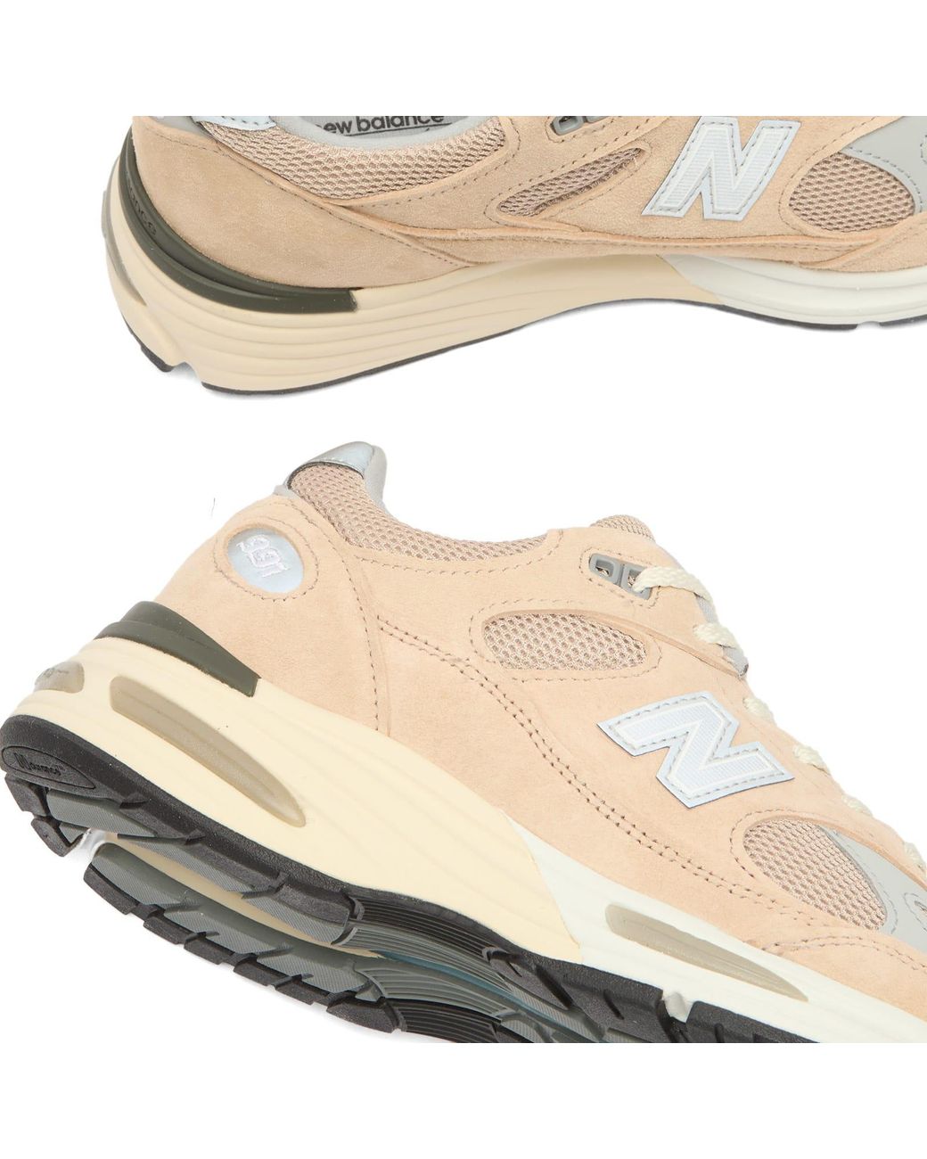 New Balance White U991Be2 Sneaker Made