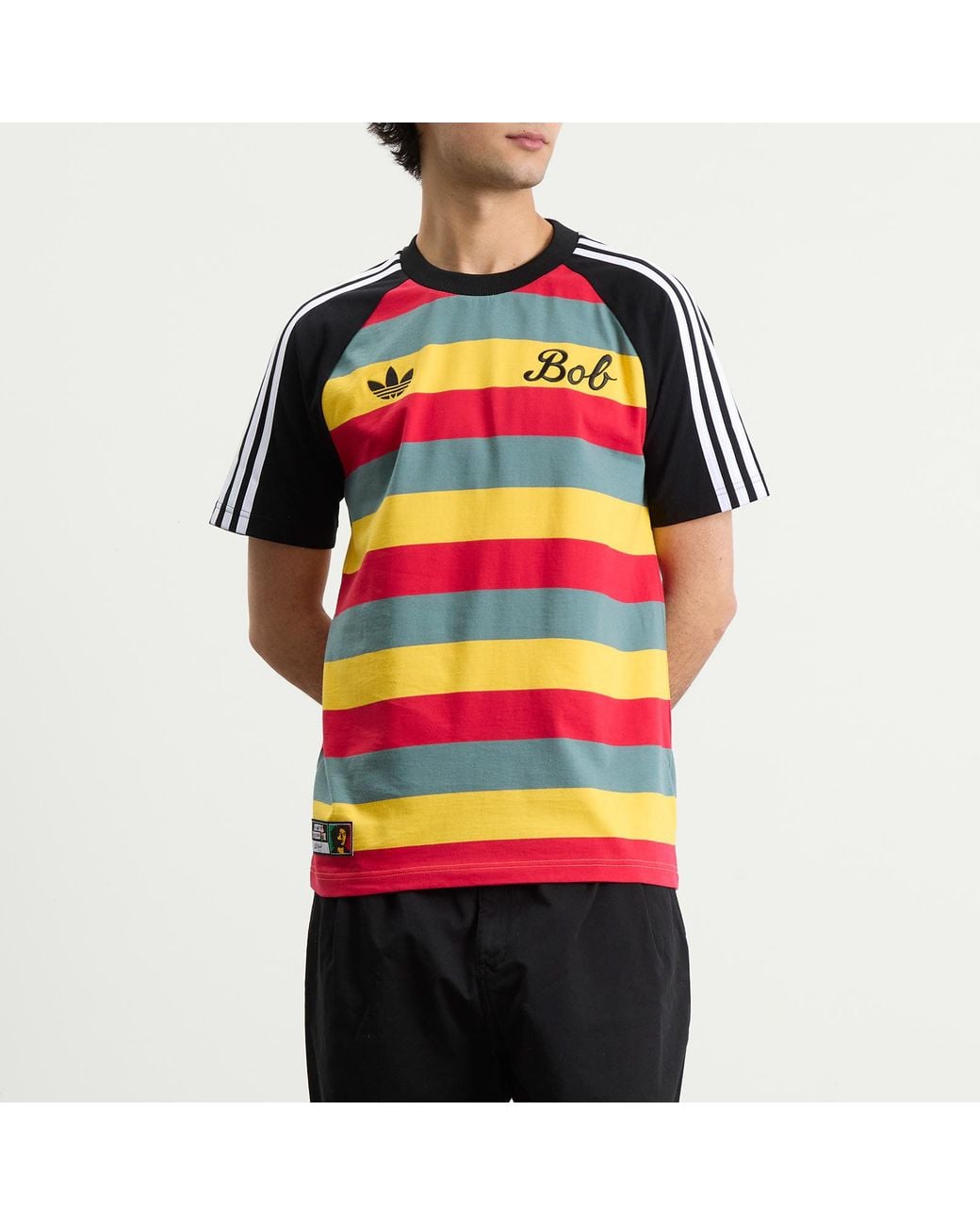 Adidas Multicolor Bob Marley T-Shirt for men