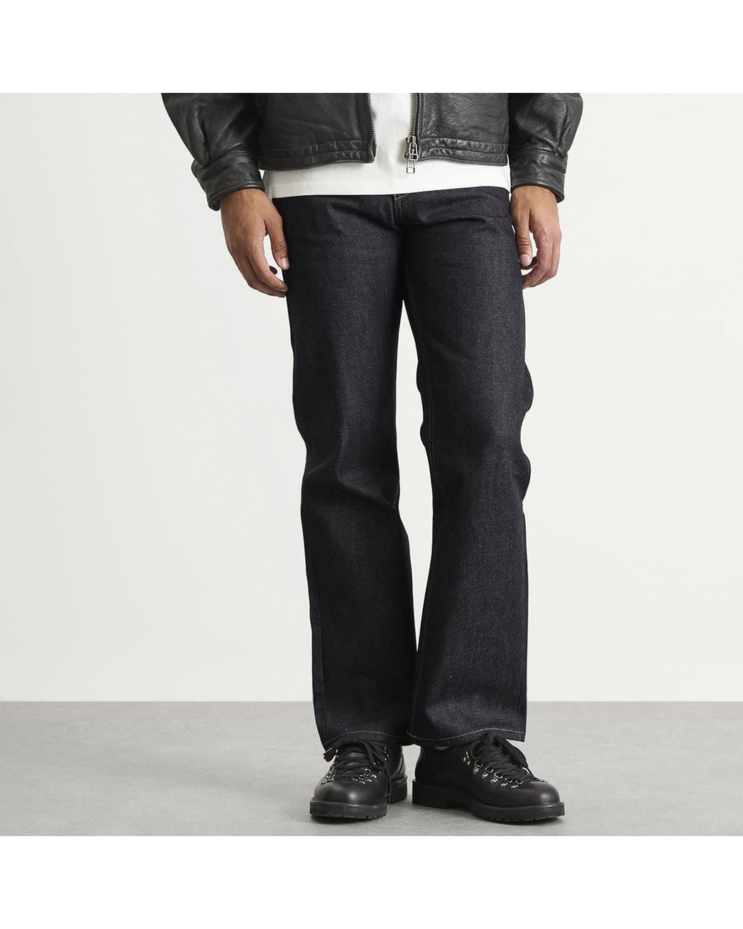 FRIZMWORKS Blue Og Regular Fit Selvedge Denim Jeans for men