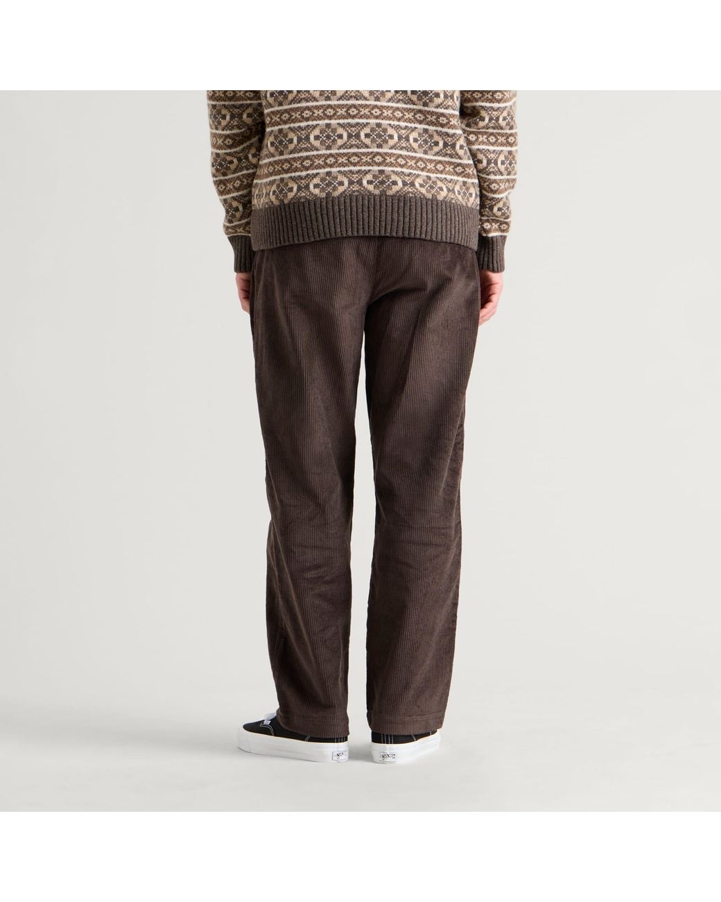 by Parra Brown Minor Chords Corduroy Pants for men