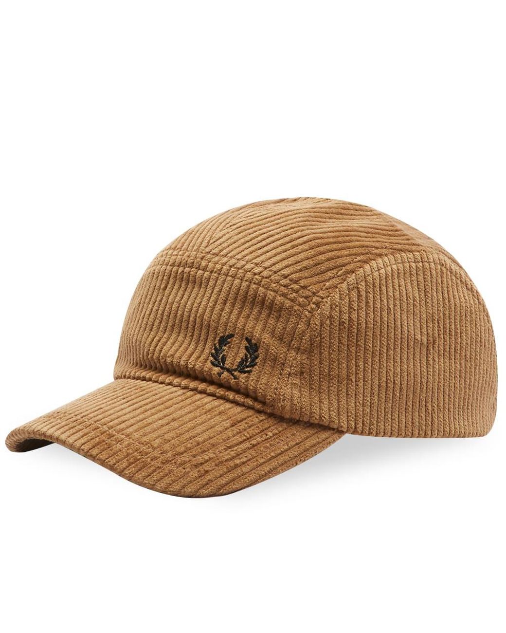 Fred Perry Corduroy 5 Panel Cap in Brown for Men | Lyst Australia