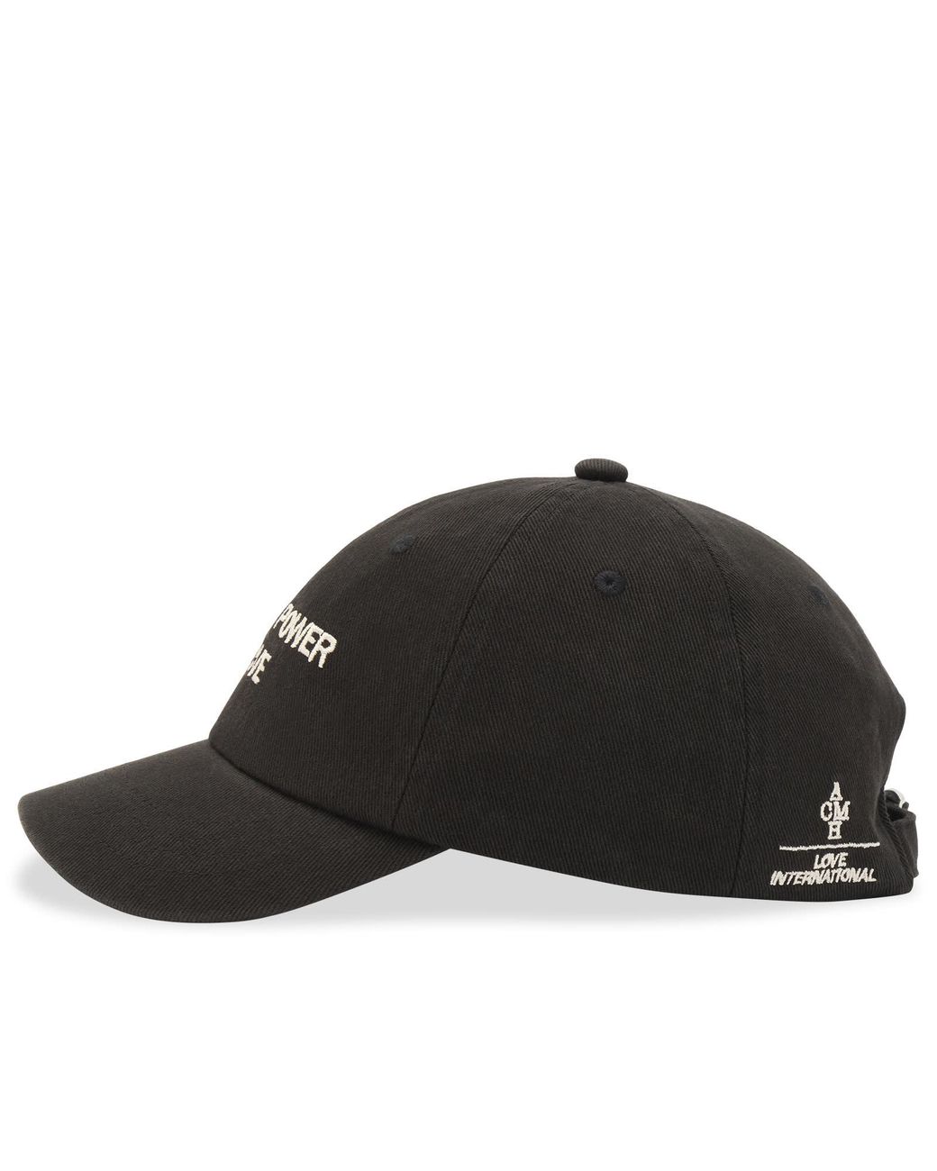 ACMH by Magic Castles Black X Love International Optimo Cap for men