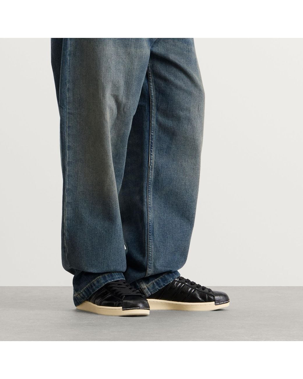 Adidas Black Superstar Vintage Sneaker