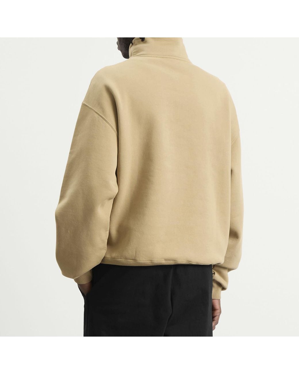 Jacquemus Natural Grosgrain Zip Sweatshirt for men