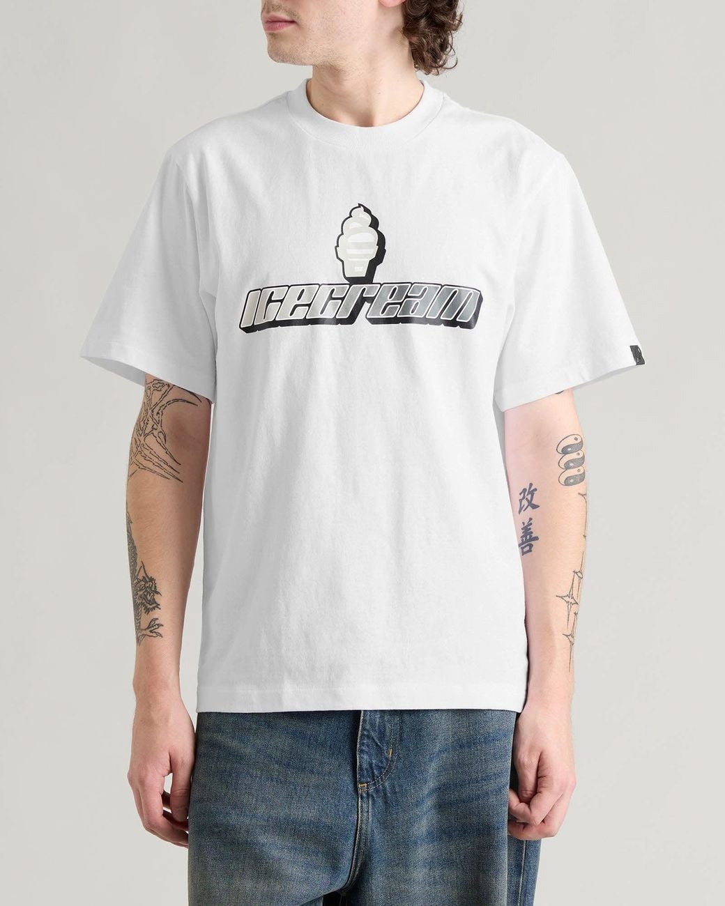Speedway Colring In ICECREAM Speedway Gradient T-Shirt in Natural for Men | Lyst