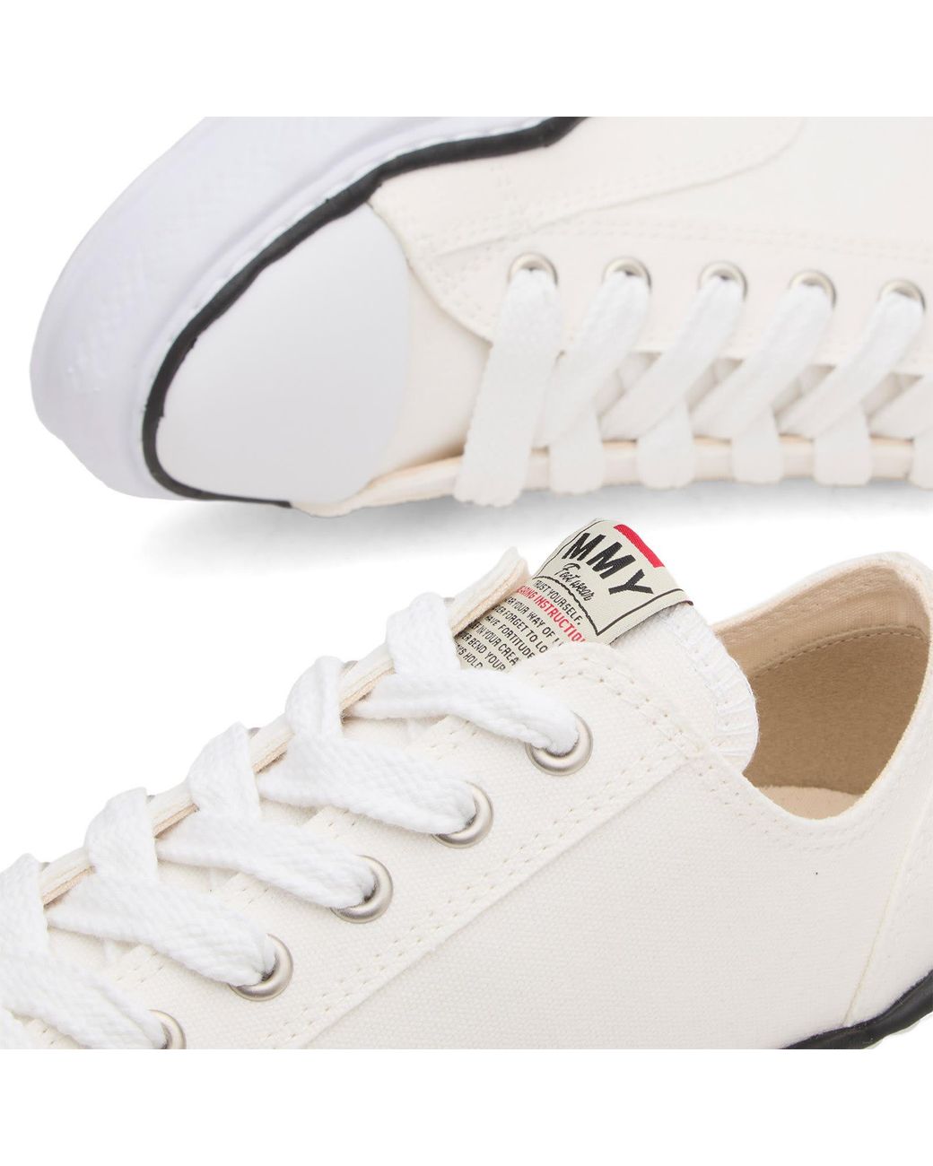 Maison Mihara Yasuhiro White Peterson Original Sole Canvas Low Sneaker