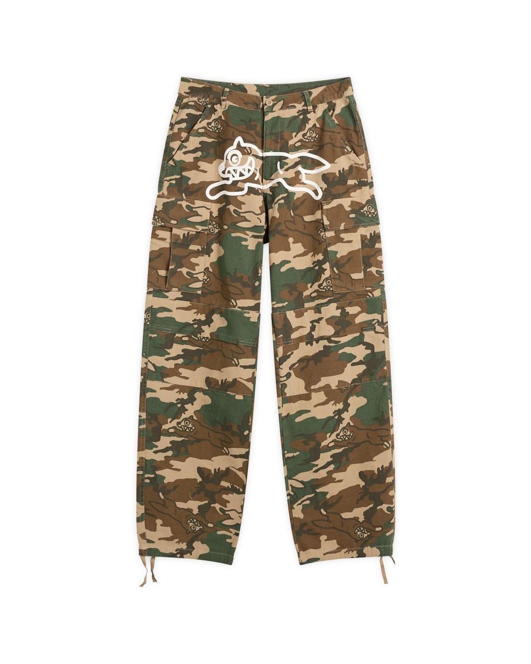 ICECREAM Green Running Dog Cargo Pant for men