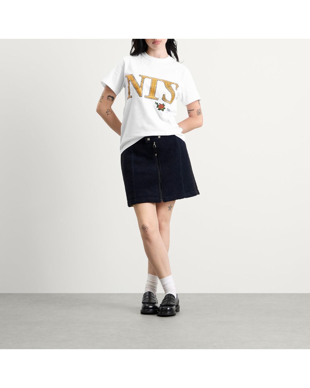 Toga White Toga X Nts Print T-Shirt