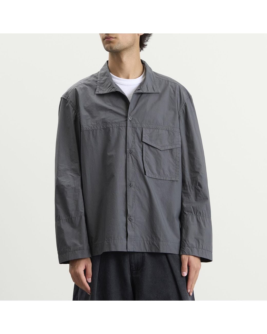 YMC Gray Cruiser Overshirt for men