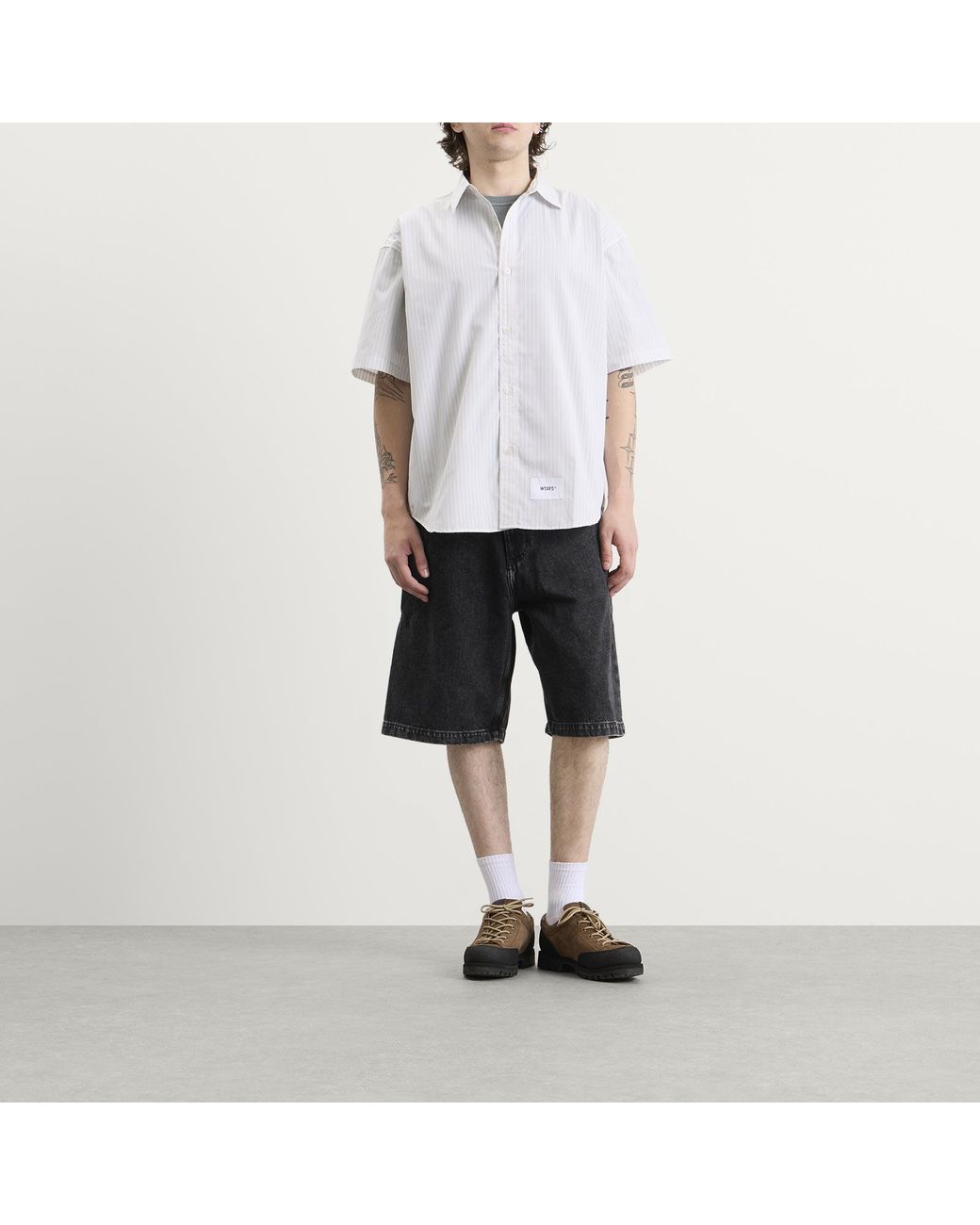 (w)taps White Txt 02 Ss for men