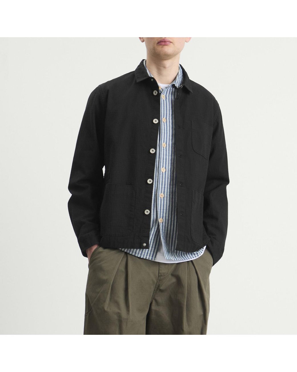 Folk Black Assembly Jacket for men
