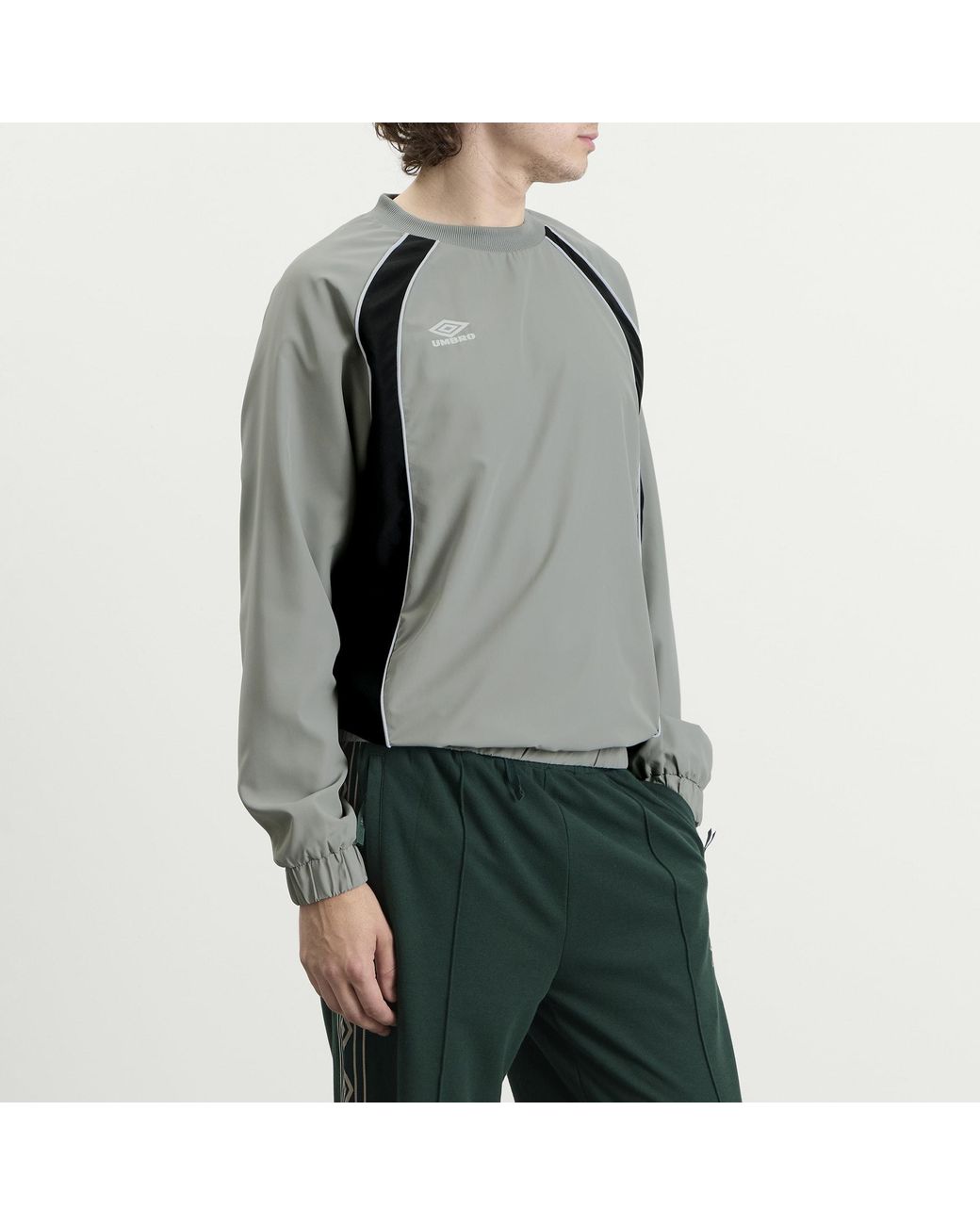 Umbro Gray Panelled Sweatshirt for men