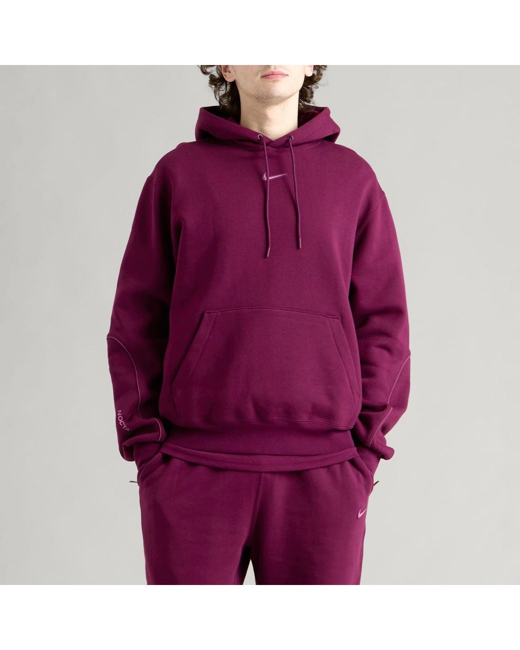Nike Purple X Nocta Cardinal Stock Hoodie for men