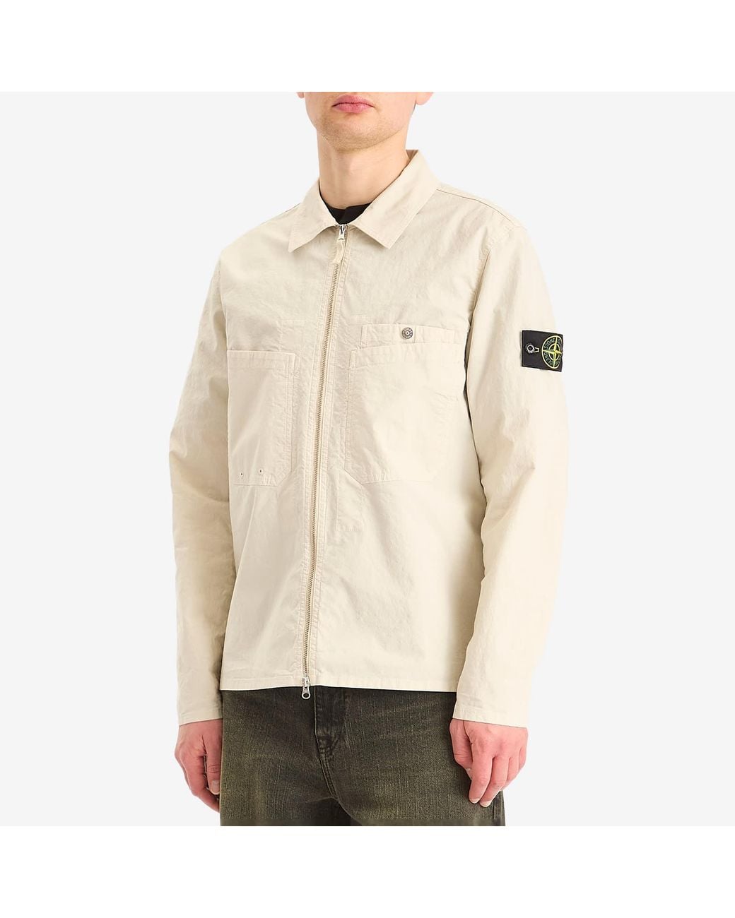 Stone Island Island Mil-Spec Stretch Ripstop-Tc Shirt Jacket in
