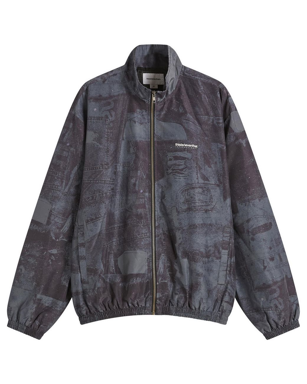 Thisisneverthat Gray Washed Intl Team Jacket for men