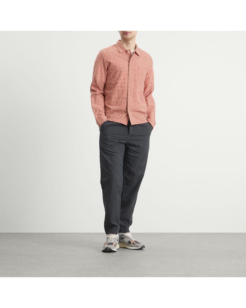Folk Pink Patch Shirt for men