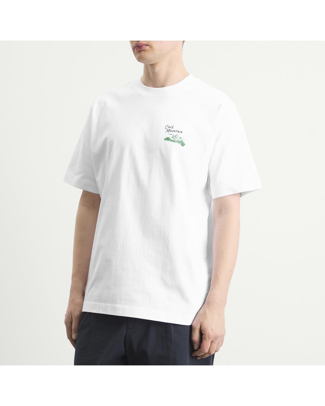 Cafe Mountain White Legacy T-Shirt for men