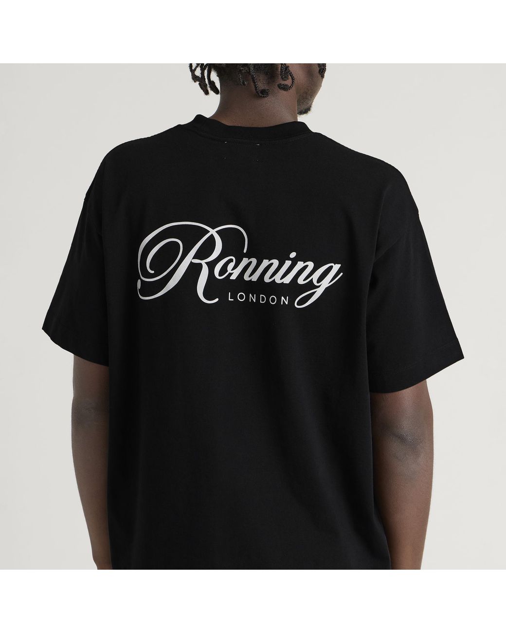 Ronning Black Script T-Shirt for men