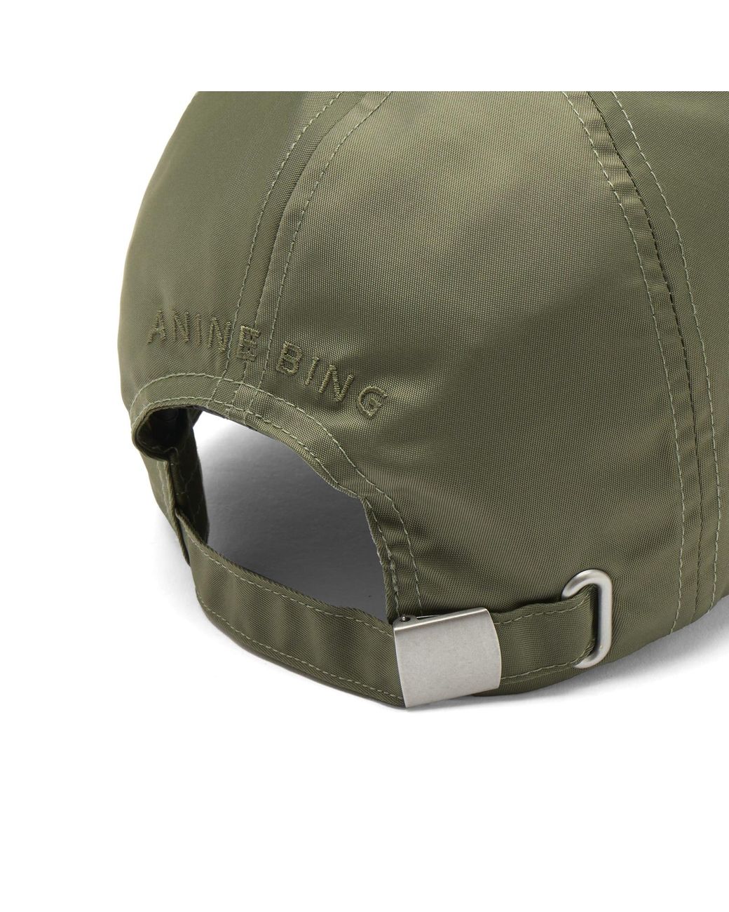 Anine Bing Green Jeremy Baseball Cap Ab