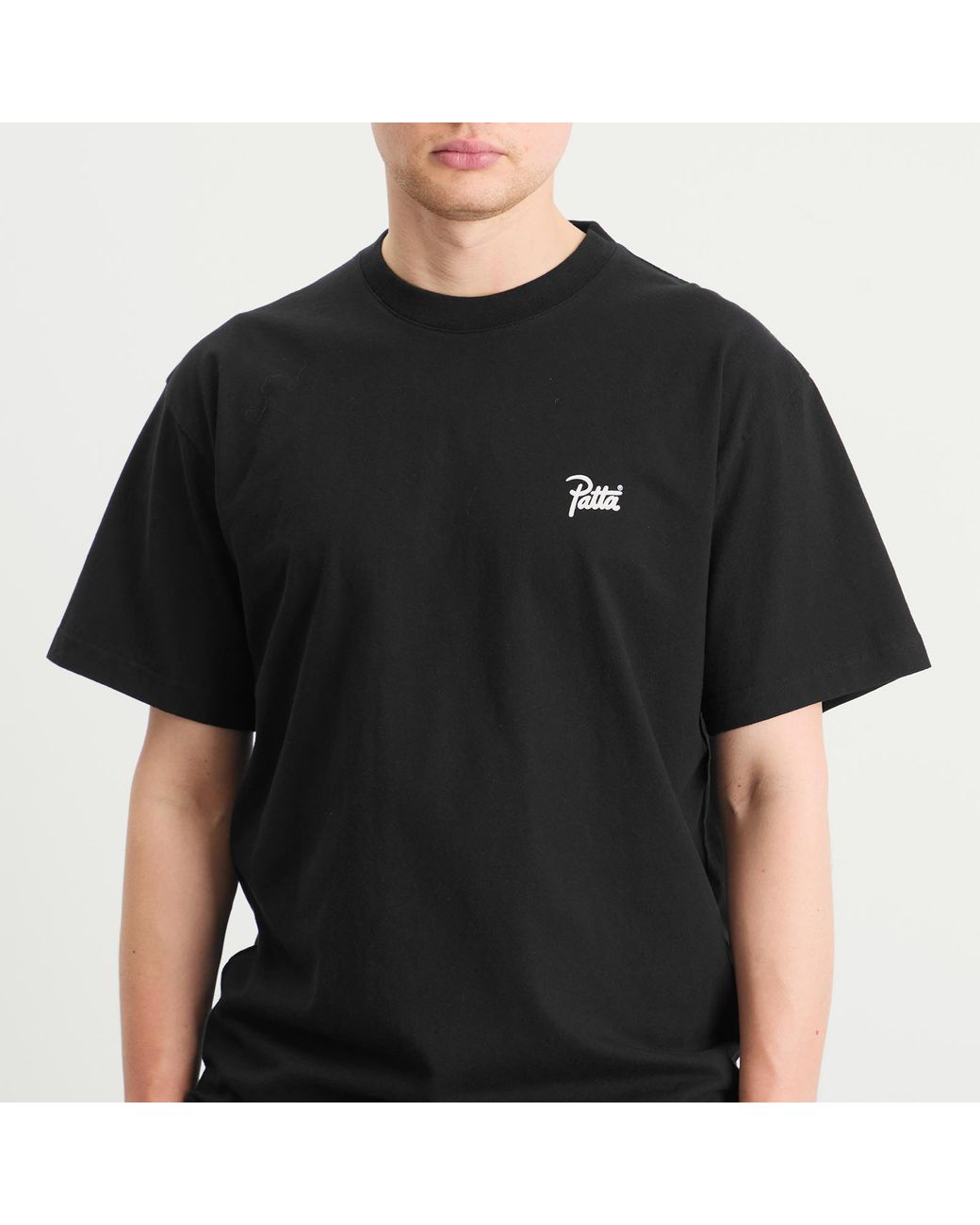 PATTA Black Smooth Operator T-Shirt for men