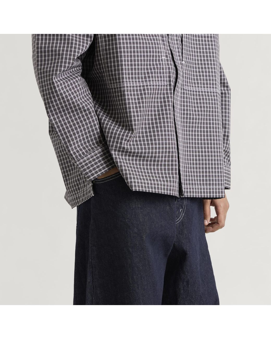Comme des Garçons Blue Cotton Reative Wide Leg Jeans for men