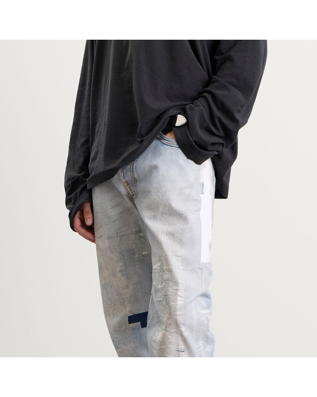 Acne Blue 1996 Tlo Tape Jeans for men