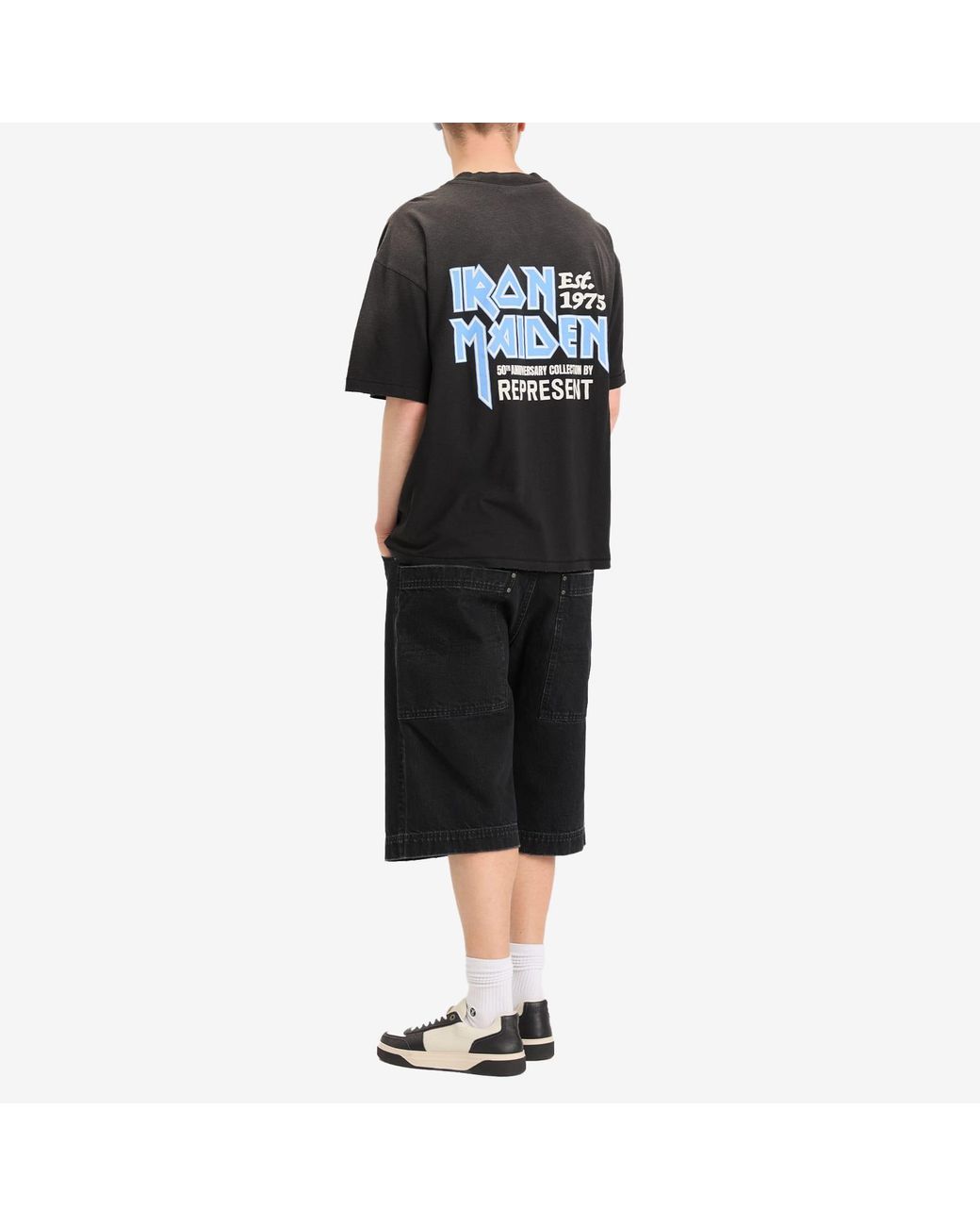 Represent Black Iron Maiden Anniversary T-Shirt for men