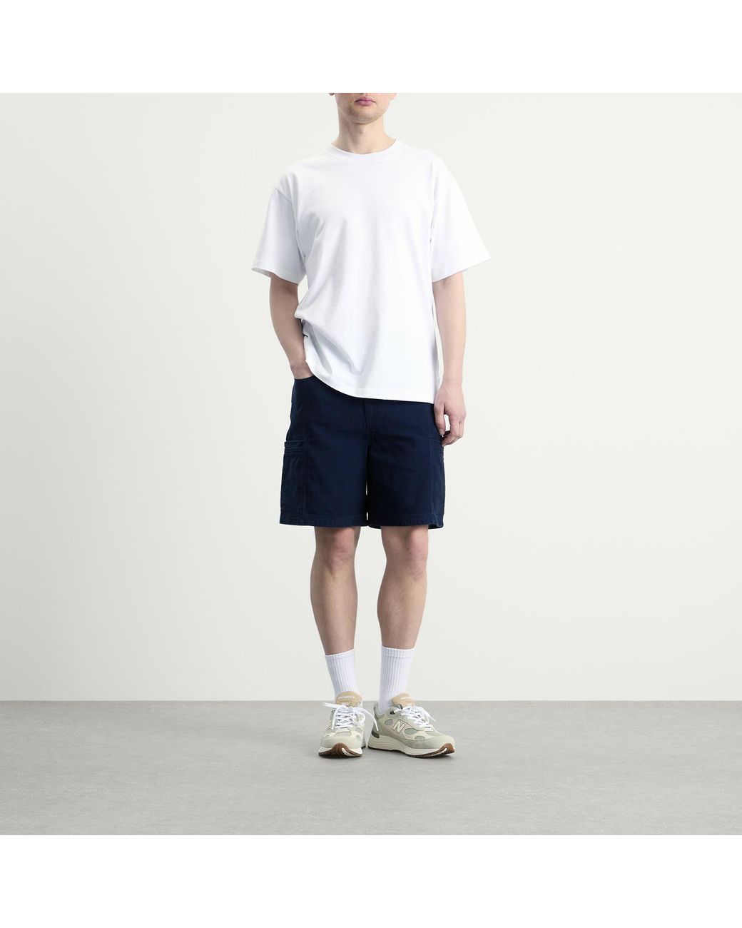 Folk Blue Lunar Jean Short for men