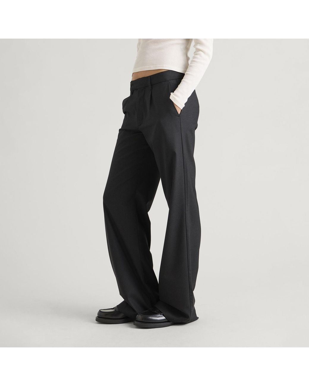 END. Black Tailored Trouser