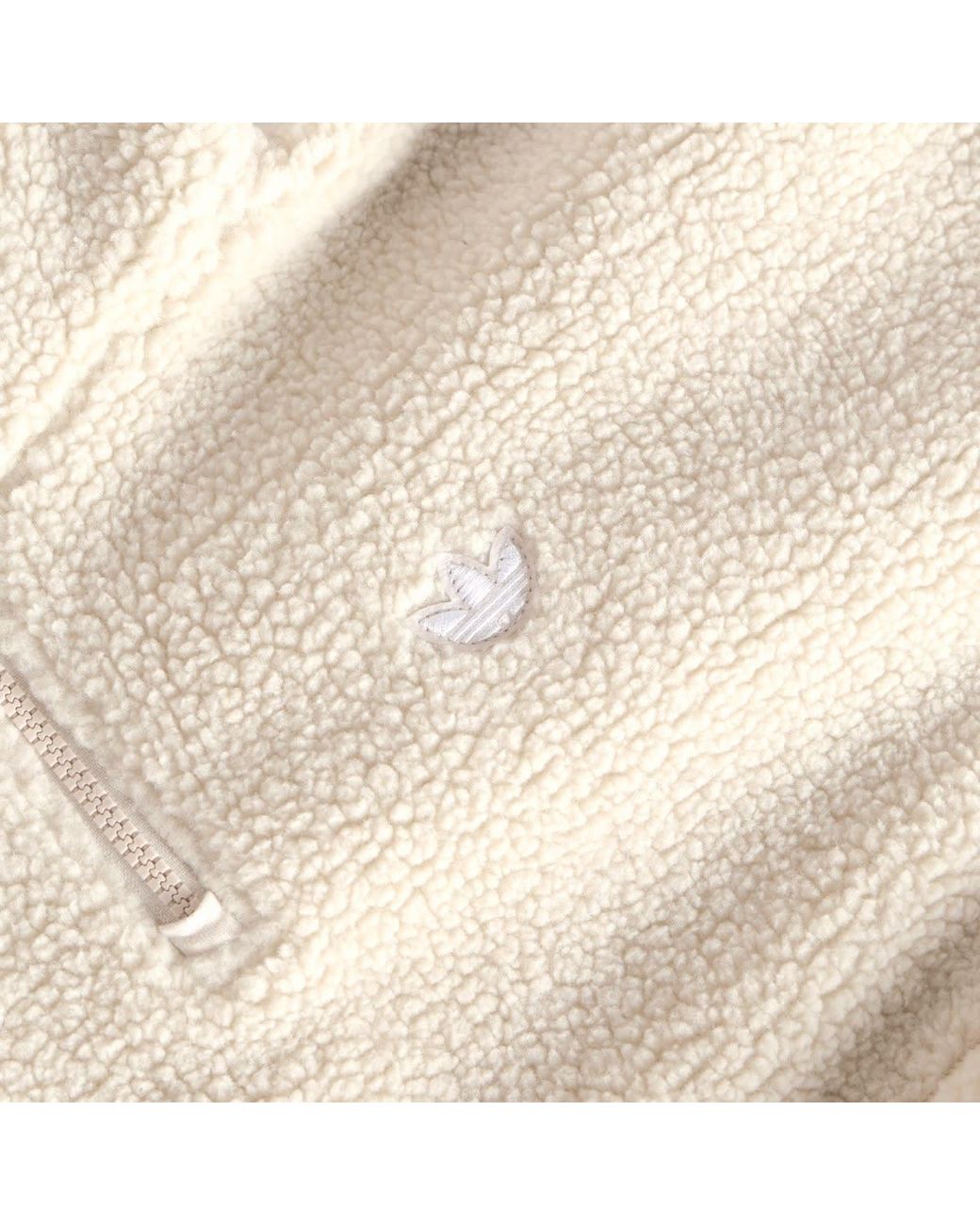 Adidas Natural X Jennie Hooded Fleece Jacket