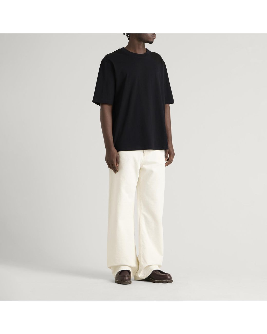 AMI Black Tonal Big Adc T-Shirt for men