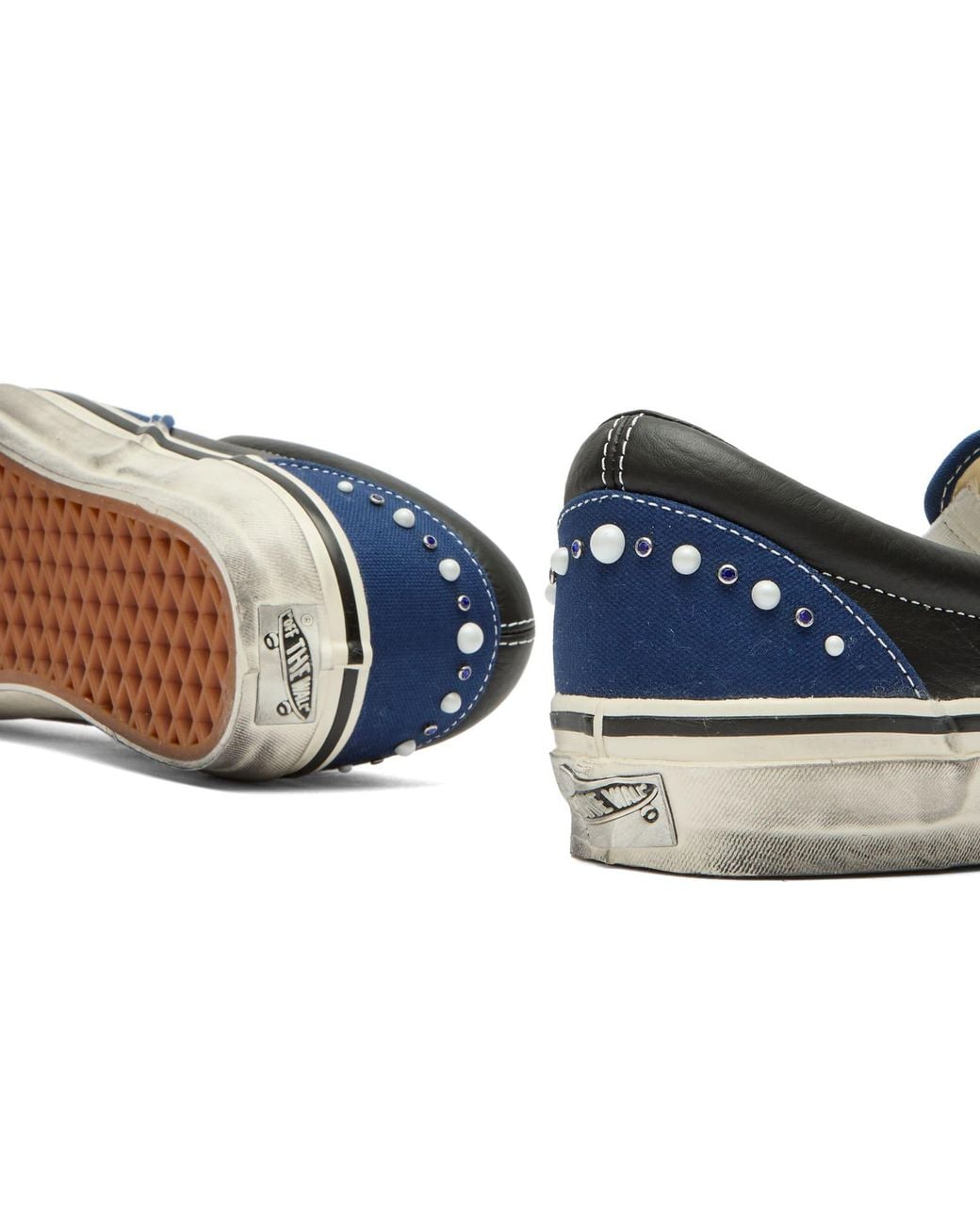 Vans Blue Lx Classic Slip-On 98 Sneaker
