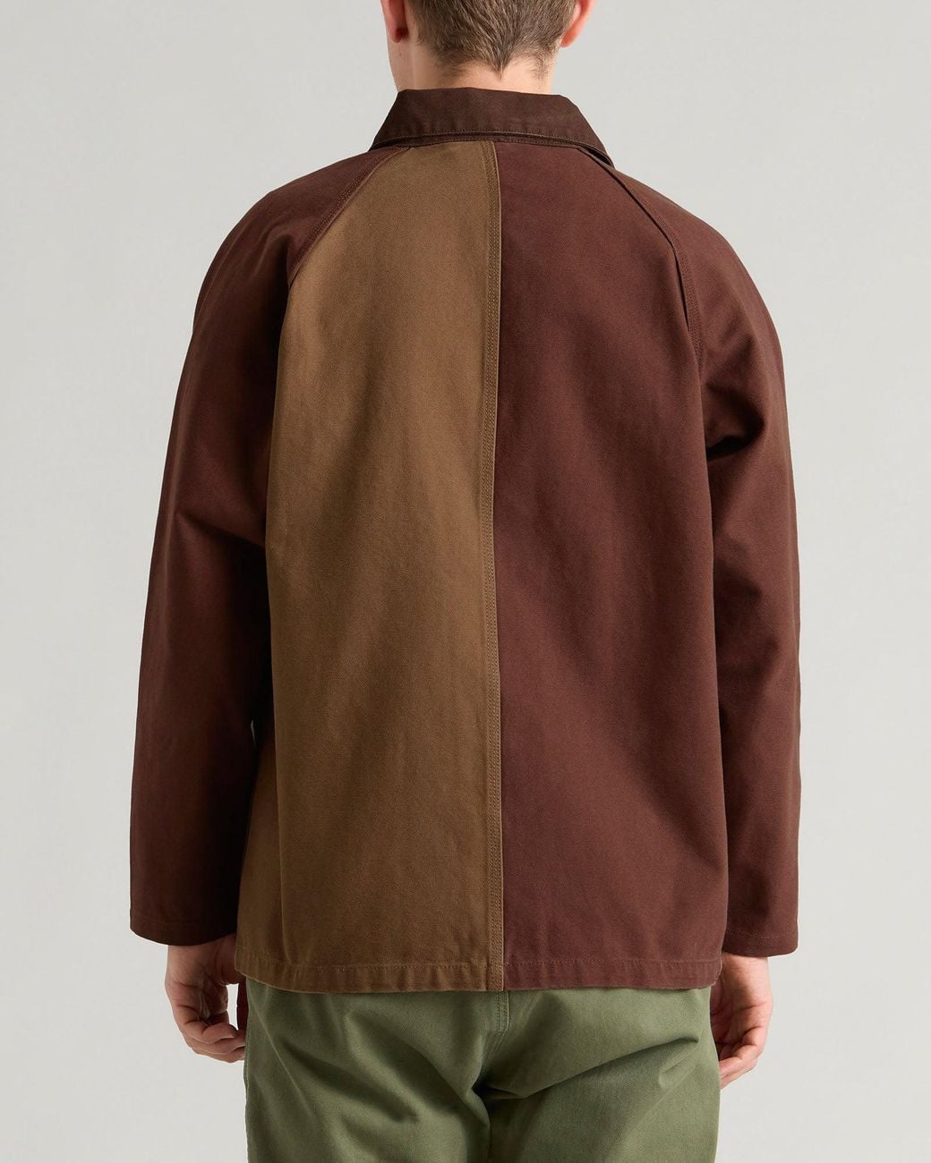 Service Works Brown Patchwork Coverall 2.0 Jacket for men