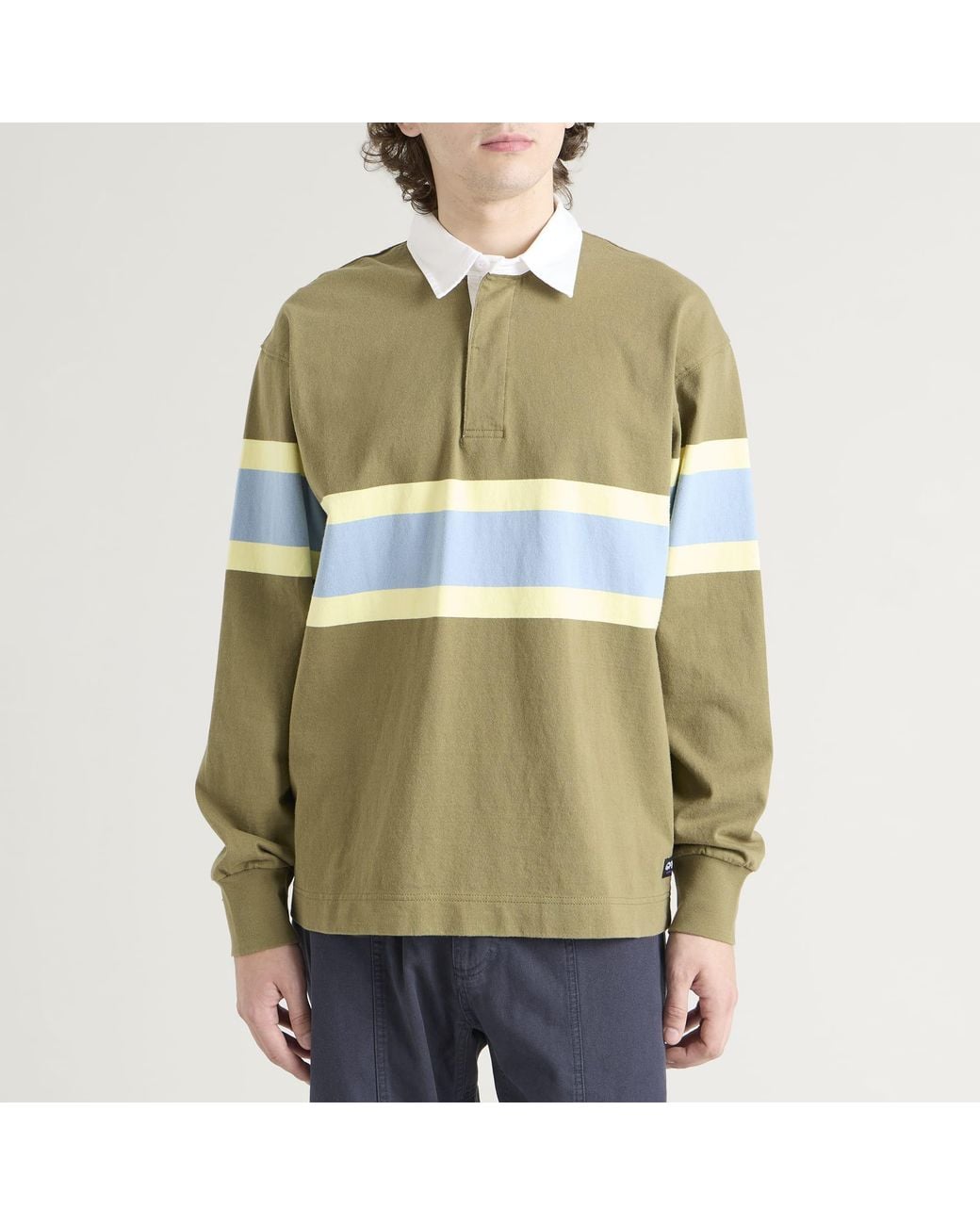 Gramicci Green Langdon Rugby Shirt for men