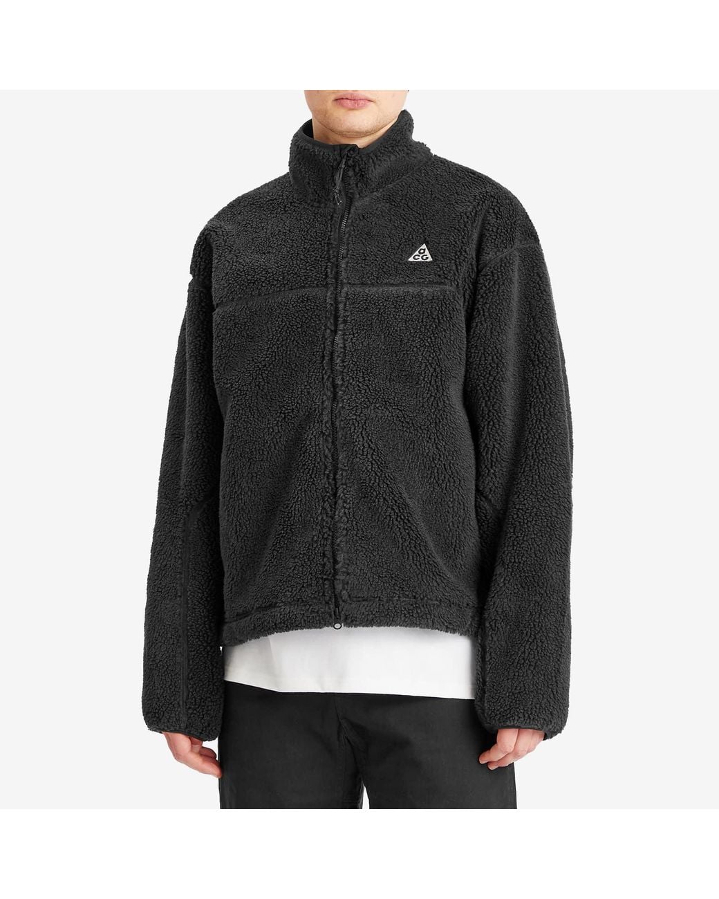 Nike Black Apparel Acg Canwell Glacier Windproof Jacket for men