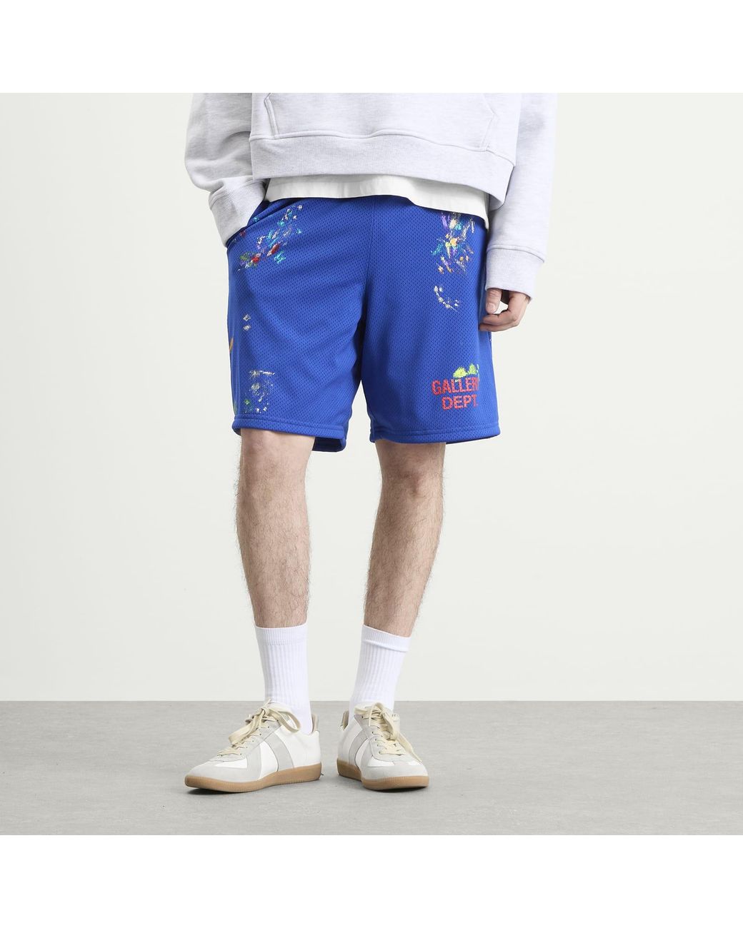 GALLERY DEPT. Blue Studio Gym Short for men