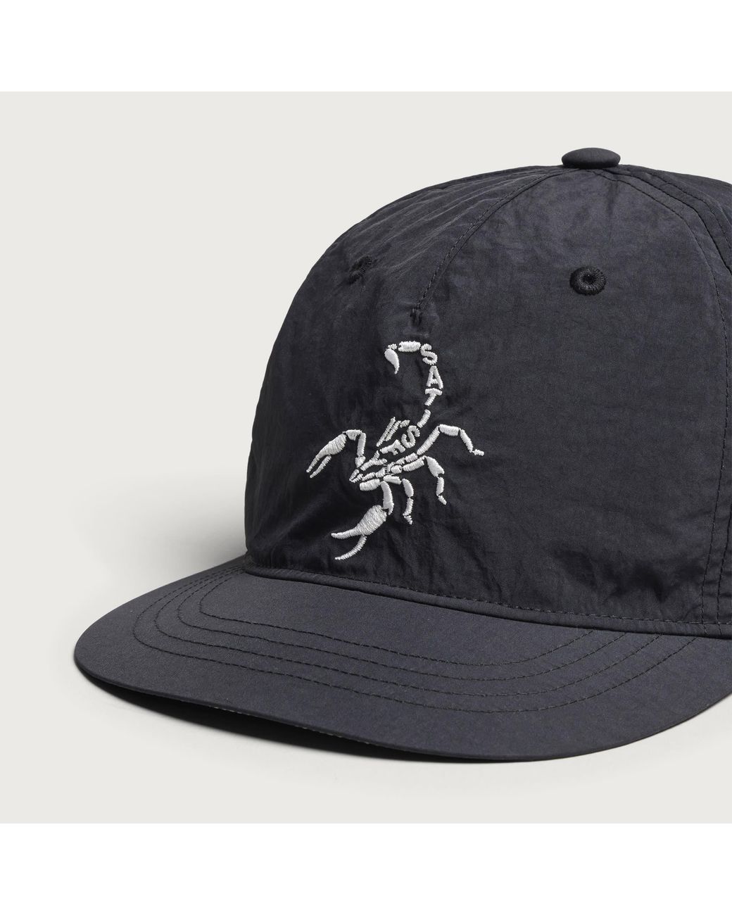Satisfy Blue Flitesilk Scorpion Logo 5 Panel Pinch Cap for men