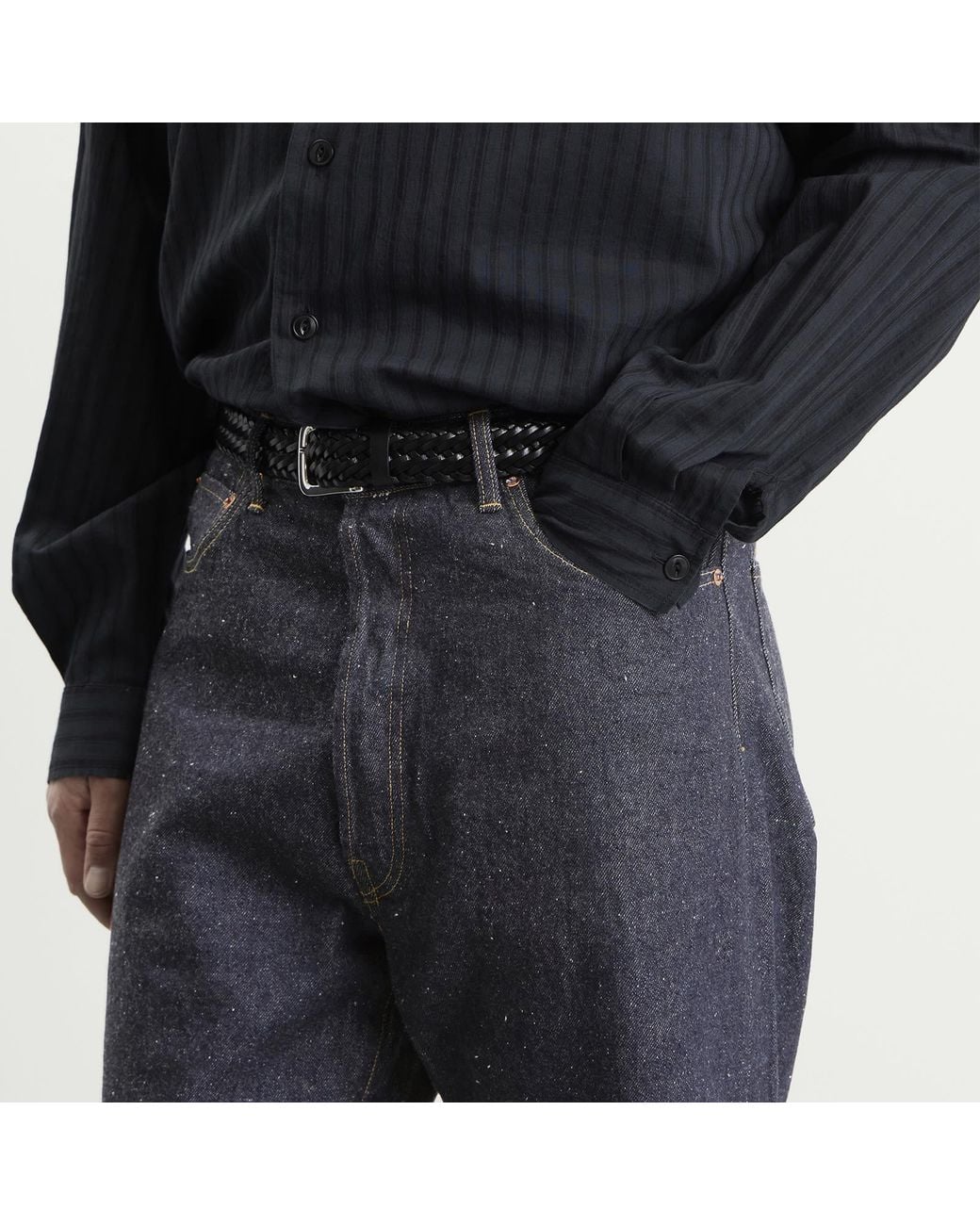 Kaptain Sunshine Blue Straight Denim Jeans for men
