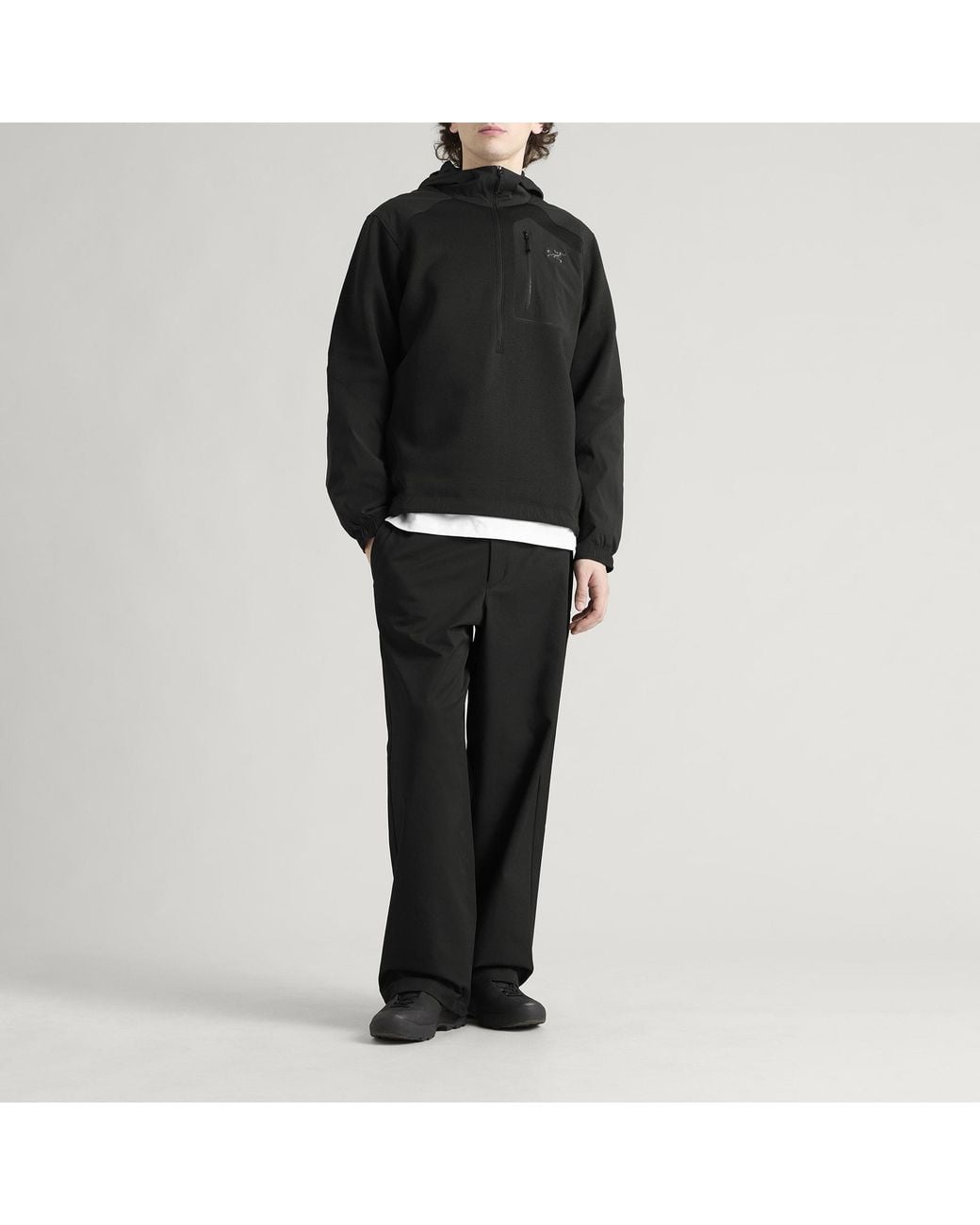 Arc'teryx Black Konseal Pullover Hoodie for men
