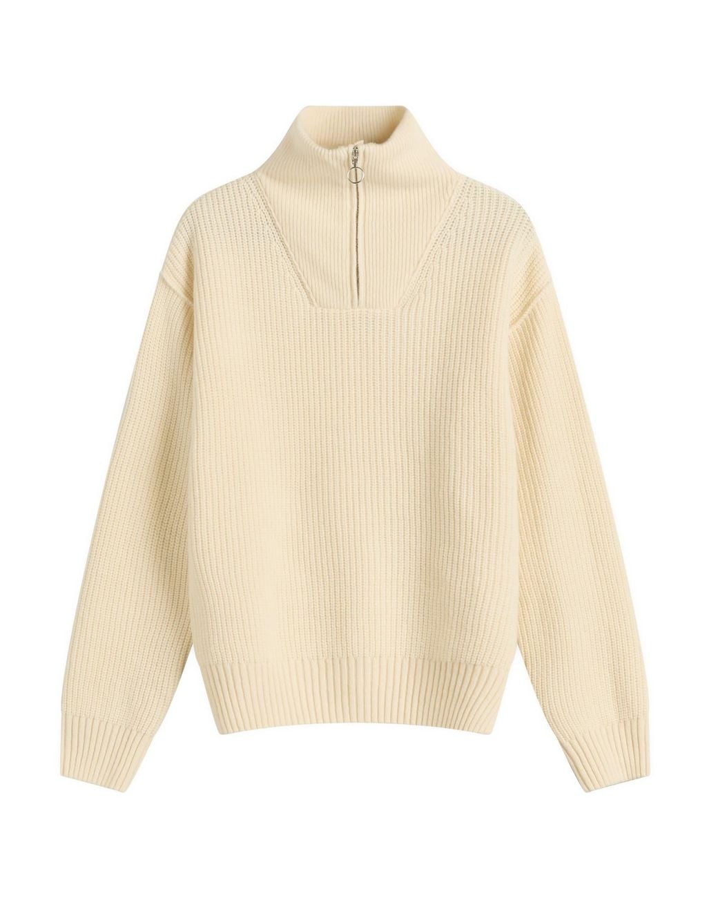 Girls Of Dust Natural Fly Deck Zip Jumper