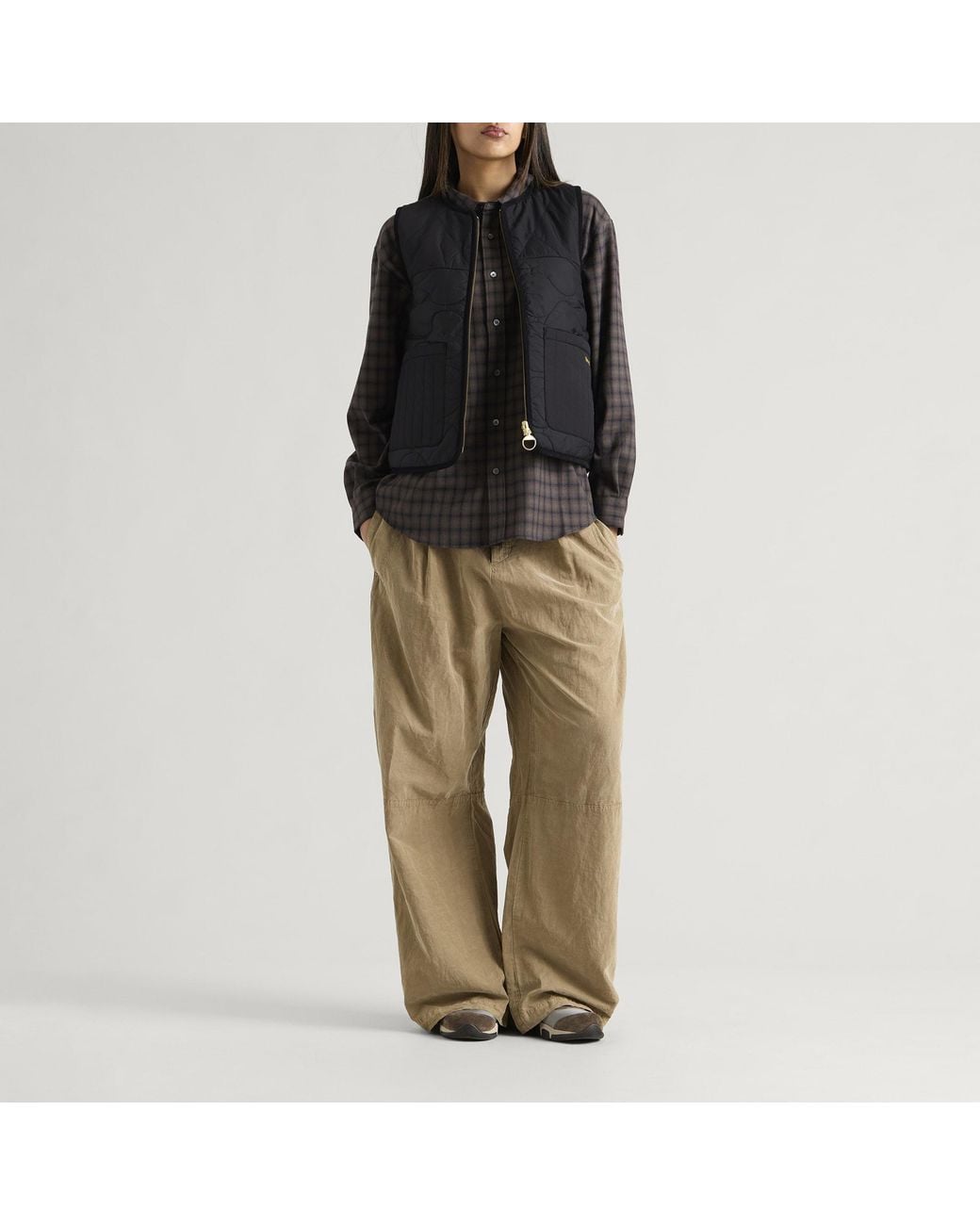 Barbour Black Nunwell Reversible Quilted Liner Jacket