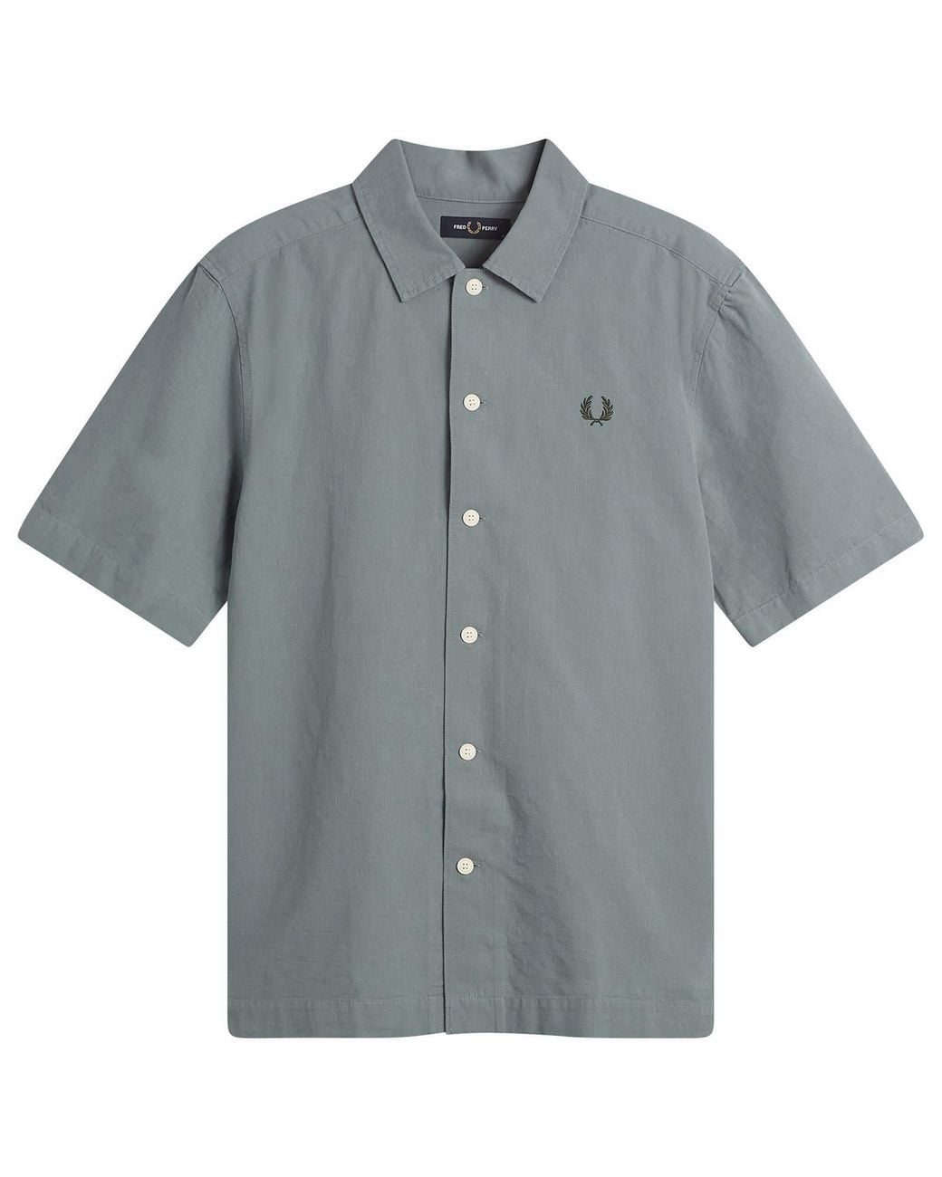 Fred Perry Gray Logo Shirt for men