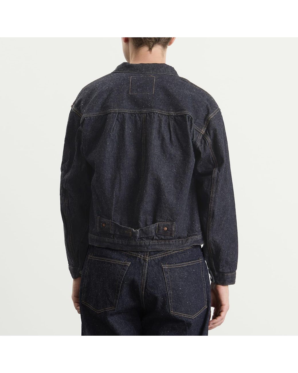 Kaptain Sunshine Blue Denim Tracker Jacket for men