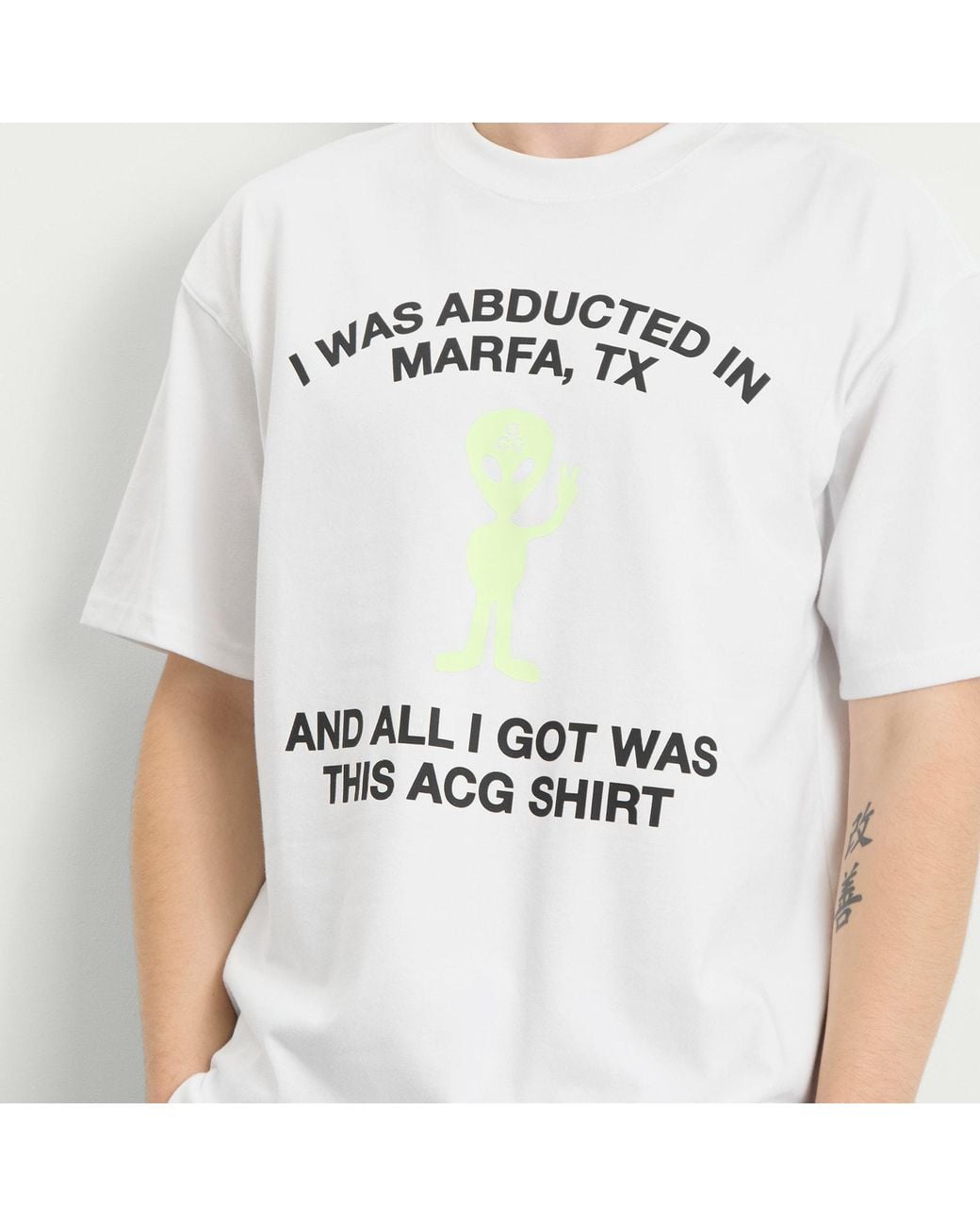 Nike White Acg Alien T-Shirt for men